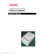 Toshiba TSMB0039801 Owner's Manual