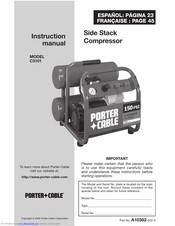 Porter-Cable C3101 Instruction Manual