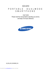 Samsung SCH-I910 Omnia User Manual