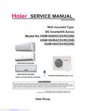 Haier HUM18HC03/R2(DB) Service Manual