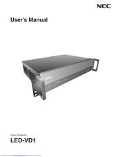 NEC LED-VD1 User Manual