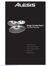 Alesis Surge Cymbal Pack 1 Quick Start Manual