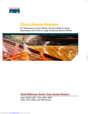 Cisco SOHO Series Quick Reference Manual