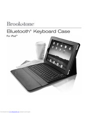 Brookstone bluetooth keyboard case Manual