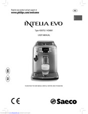 Saeco Intelia Evo HD8752 User Manual