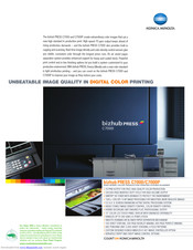 Konica Minolta bizhub press C7000P Specifications