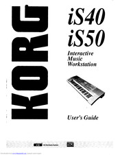 KORG The iS40 User Manual