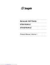 Seagate Barracuda 18LP ST318275LW Product Manual