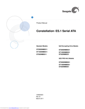 Seagate Constellation ES.1 ST500NM0011 Product Manual