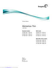 Seagate Momentus Thin 7200 RPM Product Manual