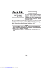 Sharp IV-S51M Instruction Manual