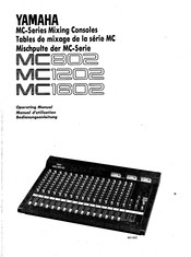 Yamaha MC1602 Operating Manual