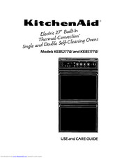 KitchenAid KEBS2777W Use And Care Manual