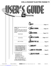 Maytag T1 User Manual