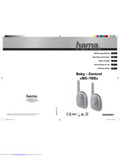 Hama 92667 Operating Instructions Manual