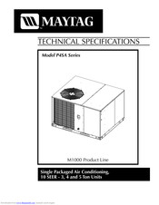 Maytag P4SA Series Technical Specifications