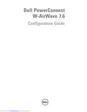 Dell PowerConnect W-AirWave 7.6 Configuration Manual