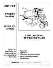 Agri-Fab 45-03082 Owner's Manual