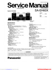 Panasonic SA-EH60X Service Manual