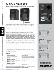 Samson MEDIAONE BT3 Product Information