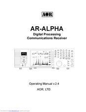 AOR AR-ALPHA Operating Manual