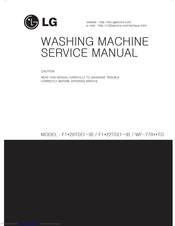 LG WF-770**TD Series Service Manual