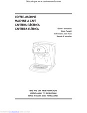 DeLonghi Coffee machine Owner's Instructions Manual