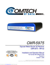Comtech EF Data CMR-5975 Installation And Operation Manual