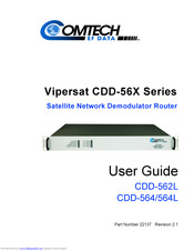 Comtech EF Data Vipersat CDD-56 Series User Manual