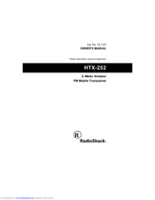 Radio Shack HTX-252 Owner's Manual