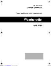 Radio Shack Weatheradio Owner's Manual