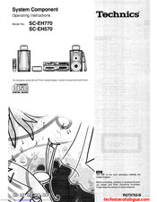 Technics SB-DV250 Operating Instructions Manual