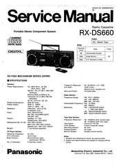 Panasonic RX-DS660 Service Manual