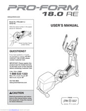 ProForm PFEL59911.2 User Manual
