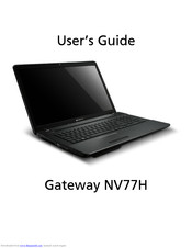 Gateway NV77H User Manual
