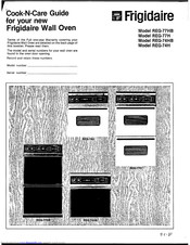 Frigidaire REG-74H Cook-N-Care Manual