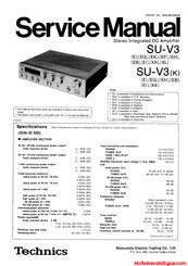 Technics SU-V3 Service Manual