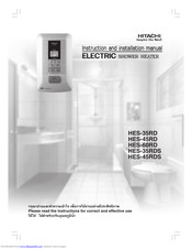 Hitachi HES-45RD Instruction And Installation Manual