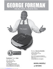 George Foreman GR100VC Use And Care Book Manual