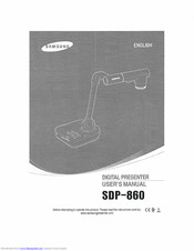 Samsung SDP-860 User Manual