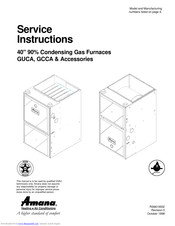 Amana GUCA090AX40 Service Instructions Manual