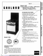 Garland G28 Information
