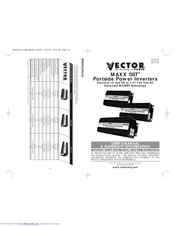 Vector MAXX SST VEC051GM User's Manual & Warranty Information