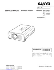 Sanyo PLC-XU22B Service Manual