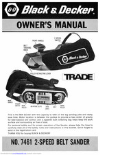 Black & Decker 7461 Owner's Manual