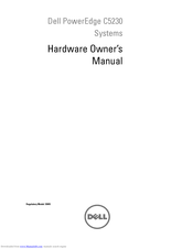 Dell PowerEdge C5230 Hardware Owner's Manual