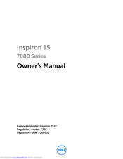 Dell Inspiron 7537 Owner's Manual
