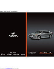 Acura 2014 RLX Manual