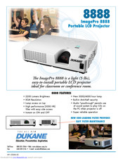 Dukane ImagePro 8888 Specifications