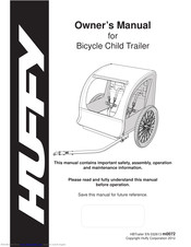 Huffy Bicycle Child Trailer Owner's Manual